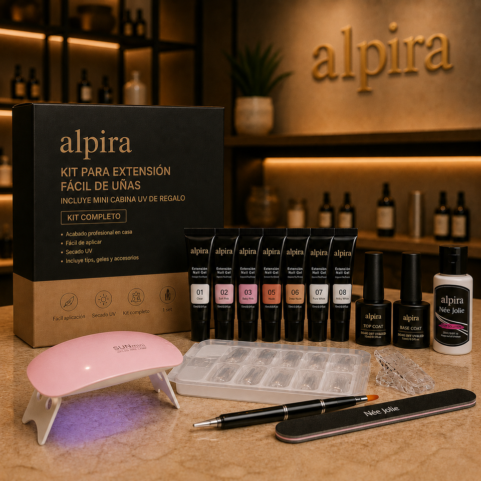 Extensión Fácil de Uñas  + REGALO: LÁMPARA UV PARA SECADO DE GEL