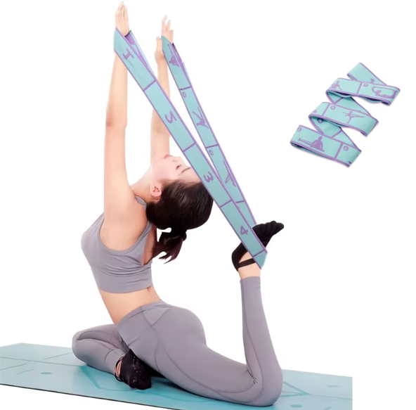 Cinta de estiramiento para yoga