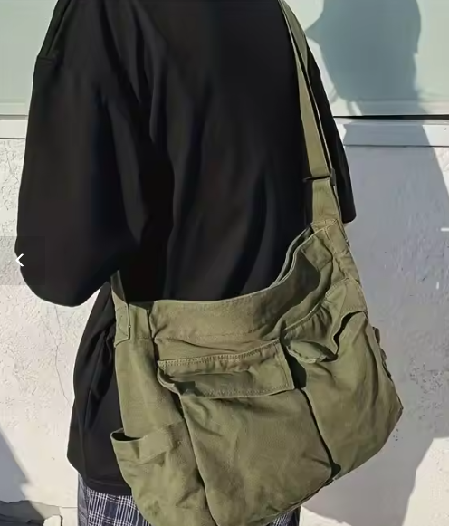 Bolsa tote de tela estilo vintage